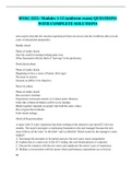 RNSG 2221&colon; Modules 1-12 &lpar;midterm exam&rpar; QUESTIONS WITH COMPLETE SOLUTIONS