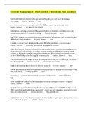 Records Management - PreTest JKO  &vert; Questions And Answers