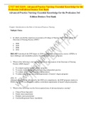 C157 test bank&period; Advanced Practice Nursing&colon; Essential Knowledge for the Profession 3rd Edition Denisco Test Bank