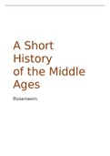 Middeleeuwse Geschiedenis&colon; Volledige en uitgebreide samenvatting van  'A short history of the Middle Ages' 
