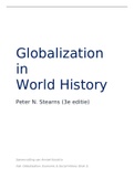 Globalisering: Volledige en uitgebreide samenvatting van 'Globalization in World History' 