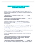 LUBRICATION SYSTEM TEST 2023 WITH COMPLETE SOLUTION
