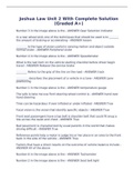 Joshua Law Unit 2 With Complete Solution &lpar;Graded A&plus;&rpar;