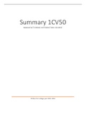 Summary 1CV50 Manufacturing integration course