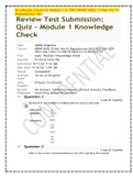 Knowledge checks for Module 1 & TWO NRNP-6552-15-Adv Nur Pr Reproductive Hlth