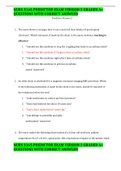 NURS 3165 PREDICTOR EXAM VERSION 2 GRADED A&plus; QUESTIONS WITH CORRECT ANSWERS