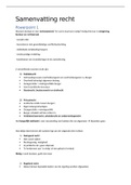 Samenvatting Basisboek recht, ISBN: 9789001738921  Processen in bedrijf (recht) (H-1-PB1-15)