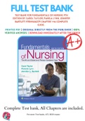 Test Bank For Fundamentals of Nursing 9th Edition By Carol Taylor; Pamela Lynn; Jennifer Bartlett 9781496362179 Chapter 1-46 Complete Guide .