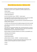 NAB NHA  PACKAGED EXAMS 2023