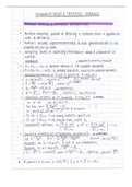 Distribution Theory, Parameter Estimation and Inference Notes for STA2004F
