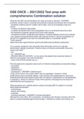 DSE OSCE &ndash; 2021&sol;2022 Test prep with comprehensive Combination solution