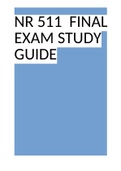NR511 Final Exam Study Guide&period;pdf