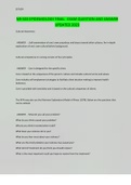 NR-503 EPIDEMIOLOGY FINAL EXAM QUESTION AND ANSWER UPDATED 2023