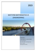 MAT3700 Assignment 01 Answers, Semester 1, 2023