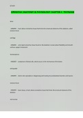 OPENSTAX ANATOMY & PHYSIOLOGY CHAPTER 6 TESTBANK