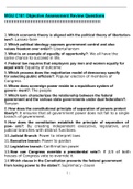 WGU C181 Objective Assessment Review Questions and Answers &lpar;2022&sol;2023&rpar; &lpar;Verified Answers&rpar;