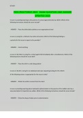 PEDS PROCTORED 2023 EXAM QUESTION AND ANSWER UPDATED 2023