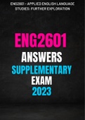 ENG2601 supplementary Exam solutions (Jan/Feb 2023) 