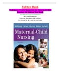 McKinney: Evolve Resources for Maternal-Child Nursing, 5th Edition Test Bank (Full Test Bank, 100% Verified Answers)