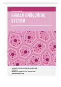 IEB Life Sciences: Human Endocrine System  