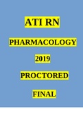 ATI RN Pharmacology 2023 &ndash; Proctored Final
