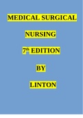 Test Bank For Medical Surgical Nursing 7th Edition By Linton