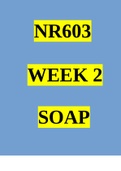 NR603 Week 2 Soap