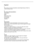 England - presentatie voor Engels met word document
