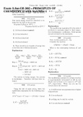Exam 1 for CH 302 - PRINCIPLES OF CHEMISTRY II with Sutcliffe-1