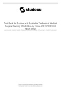 Test Bank For Brunner & Suddarth's Textbook of Medical-Surgical Nursing 15th Edition Hunkle All Chapters
