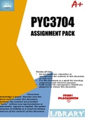 PYC3704 ASSIGNMENT PACK 2023