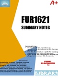 FUR1621 SUMMARY NOTES