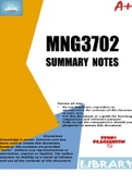 MNG3702 SUMMARY NOTES