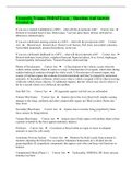Paramedic Trauma FISDAP Exam &lowbar;  Questions And Answers &lpar;Graded A&rpar;