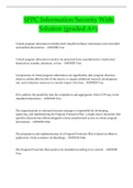 SFPC Information Security With Solution &lpar;graded A&plus;&rpar;