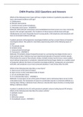 CNRN Practice 2023 Questions and Answers &lpar;ALL Correct&rpar;