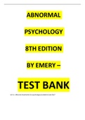 Psychology Testbanks Question and Answers Revised 