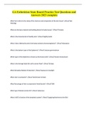 GA Esthetician State Board Practice Test Questions and Answers 2023 complete