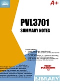 PVL3701 SUMMARY NOTES