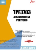 TPF3703 Assignment 51 Portfolio 2022