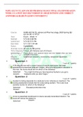 NURS-6521N-55&comma;ADVANCED PHARMACOLOGY FINAL EXAM&sol;NURS 6521N WEEK 11 LATEST 2023-2024 VERSION D &lpar;100 QUESTIONS AND CORRECT ANSWERS&rpar;AGRADE&lpar;WALDEN UNIVERSITY&rpar;