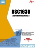 DSC1630 ASSIGNMENT 1 SEMESTER 1 2023