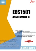 ECS1501 ASSIGNMENT 13 2023
