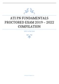ATI PN FUNDAMENTALS PROCTORED EXAM |2019-2021 combined