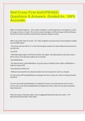 Red Cross First Aid&sol;CPR&sol;AED&period; Questions & Answers&period; Graded A&plus;&period; 100&percnt; Accurate&period;