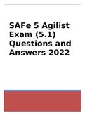 SAFe Scrum Master Bundled Exams Questions and Answers Latest 2022 with Verified Solutions