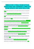 NIMS-IS 200 C FINAL EXAM ACTUAL QUESTIONS AND ANSWERS COMPLETE EXAM UPDATE 2023 NEW SOLUTION