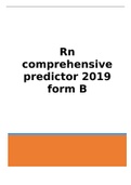 Rn Comprehensive Predictor 2019 Form B