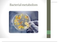 Bacterial Metabolism - Medical Microbiology