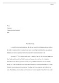 HCA 610 Topic 8 Assignment, Narrative Essay